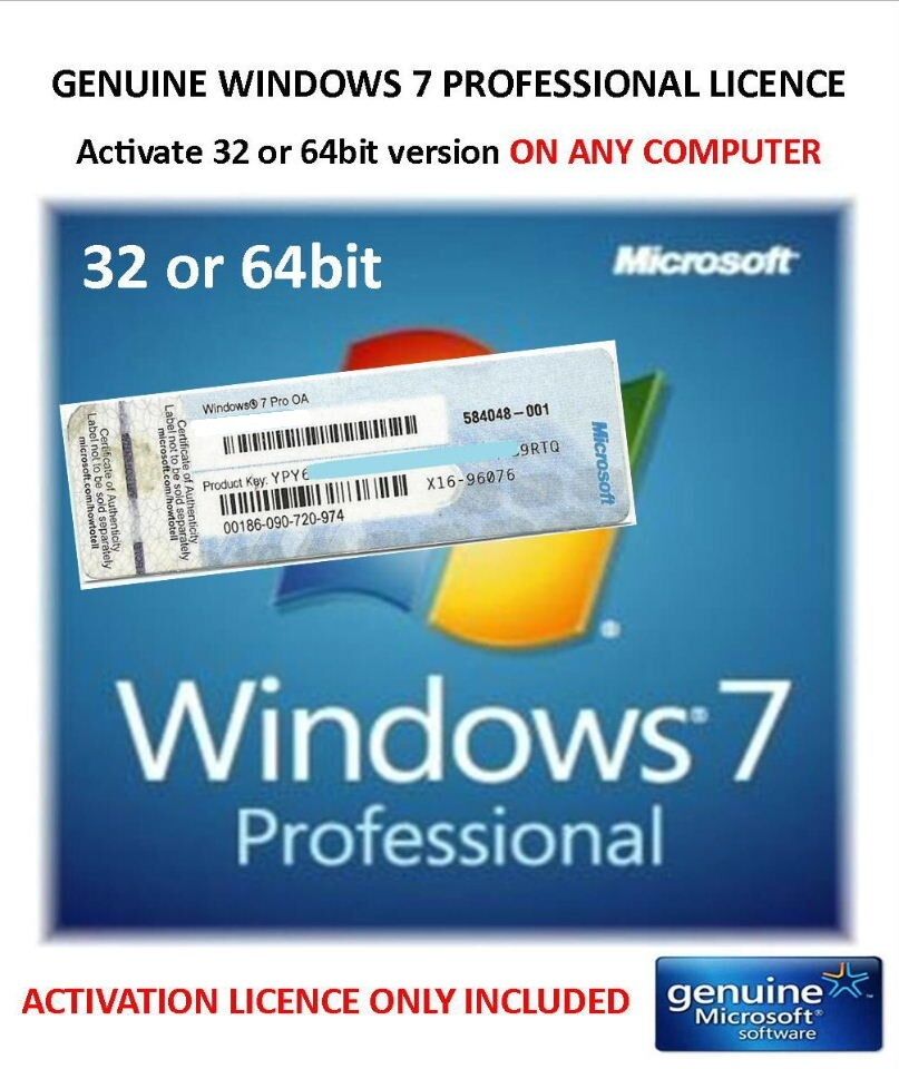 Serial Key Windows 7 Professional 32 Bits